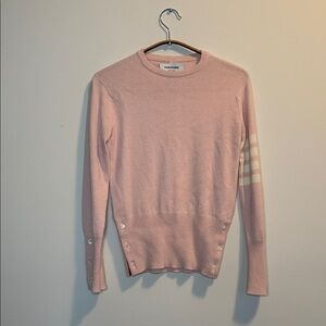 Thom Browne Light Pink Cashmere Sweater